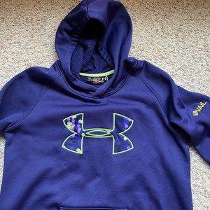 EUC youth XL/adult small Under Armor storm hoodie, purple from Vail